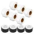 ZQRPCA Compatible for Dymo 30251 Address Mailing UPC Labels 1 1/8 x 3 1/2 (1 ) Premium Adhesive & Resolution for DYMO Labelwriter 450 Duo 4XL SE300 SE450 [10 Rolls 130 Labels/Roll]