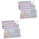 ibasenice 2 Sets mini mahjong traditional chinese version game chinese traditional mahjong games mahjong tile game mini chess board travel table game props backgammon household Melamine