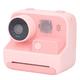BAOFUYA Kids Print Camera, 48MP Camera Filling Light Selfie with USB Cable, Daily Use (32G Memory Card)