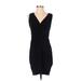 BCBGMAXAZRIA Casual Dress: Black Dresses - Women's Size Small