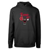 Youth Levelwear Black Ottawa Senators Podium Pullover Hoodie