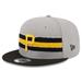 Men's New Era Gray/Black Pittsburgh Pirates Band 9FIFTY Snapback Hat