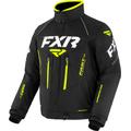 FXR Adrenaline 2-in-1 2023 Snowmobile Jacket, black-yellow, Size M
