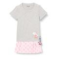 Sigikid Baby - Mädchen Dress Kinderkleid, Rosa/Grau/Miami, 86 EU