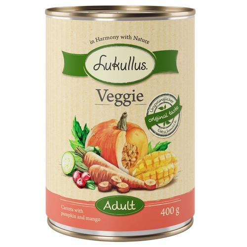 5 + 1 gratis! 6 x 400 g Lukullus Naturkost - Adult Veggie