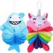 2pcs Shower Supplies Soft Cute Mermaid Cute Shower loofah Scrubber Bath Flower Ball Body or Clean Body wash Scrubber Sponge Body wash Bath Ball Body wash Sponge Bath Wipe Scrubber