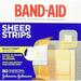 Band-Aid Sheer Strips Assorted (Pack of 48)