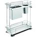 Rev-A-Shelf 5322KB Series 10 Inch Pull Out Two-Tier Cabinet Organizer