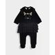 River Island Baby Girls Black Halloween Cat All In One