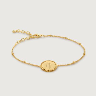 Gold Deia Beaded Chain Bracelet