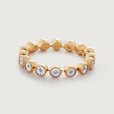 Gold Diamond Essential Tennis Ring Diamond
