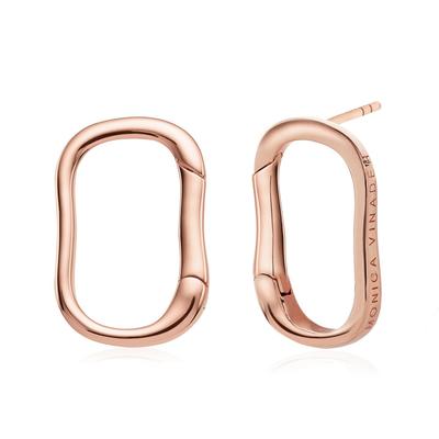 Rose Gold Alta Capture Stud Earrings