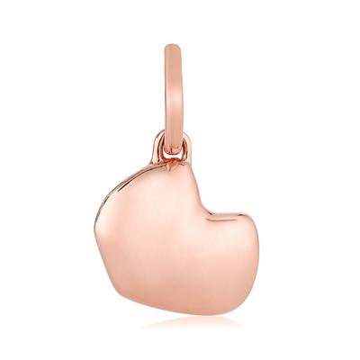 Rose Gold Nura Heart Pendant Charm