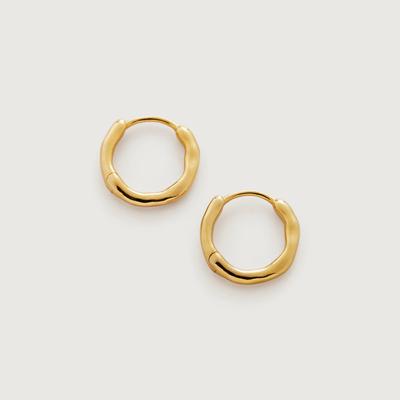 Gold Siren Muse Huggie Earrings