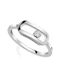 Messika White Gold And Diamond Move Uno Ring