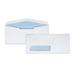 Quality Park Window Envelope #10 Bankers Flap Gummed Closure 4.13 X 9.5 White 500-Box