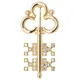 Autre Marque Yellow gold pin & brooche