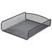 YhbSmt Products Onyx Mesh Single Tray Desktop Organizer 3272BL Black Powder Coat Finish Durable Steel Mesh Construction 11.75 x 9.25 x 2.5