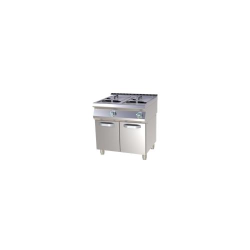 GT24 Gastro Gas Fritteuse Friteusse Standgerät Unterbau 17 Liter 800x730x900 mm 50-190°C 28 kW