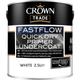 Crown Trade Fastflow Quick Dry Primer Undercoat Paint 2.5L in White