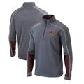 Men's Columbia Gray/Maroon Arizona Coyotes Omni-Wick Shotgun 2.0 Quarter-Zip Pullover Top