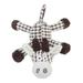 Plush Pet Toys Supplies Cartoon Pet Dog Toys Plush Dog Toys Squeaky Dog Chew Toys for Small Dogs Brown