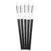 5Pcs Nail Pen Brushes Silicone Manicure Brush Nail Carving Tools DIY Nail Art Supplies for Home Shop(Black White)