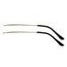 1 Pair Eyeglass Frame Metal Leg Sunglasses Replacement Temples Arm Legs