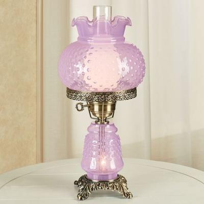 Mindy Hobnail Table Lamp Orchid , Orchid