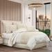 Metropolitan Comforter Set Ivory, King, Ivory