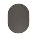 Green Oval 9' x 12' Area Rug - Ambient Rugs Solid Area Rug Polyester | Wayfair CERDO-SMOKE-GREEN-OVAL-9X12