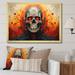 Trinx Skull Eternal Rest Geometric I - Modern Wall Art Prints Metal | 24 H x 32 W x 1 D in | Wayfair FA81356E059D41BF8EF29B0401161AF3