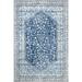 Blue 156 x 116 x 0.1 in Area Rug - Prabal Gurung x Rugs USA Sunsari Geometric Machine Washable Area Rug | 156 H x 116 W x 0.1 D in | Wayfair