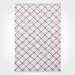 99 x 40 x 0.4 in Area Rug - 17 Stories Krishnav Geometric Machine Woven Wool/Cotton Area Rug in Gray Metal | 99 H x 40 W x 0.4 D in | Wayfair