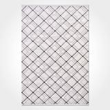 119 x 63 x 0.4 in Area Rug - 17 Stories Krishnav Geometric Machine Woven Wool/Cotton Area Rug in Gray Cotton | 119 H x 63 W x 0.4 D in | Wayfair