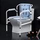 Commode Toilet Chair Medical Bedside Commode Chair for Bathroom Shower Chair, Toilet Safety Frame,Height Adjustable Load 440 Pounds