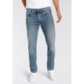 Straight-Jeans REPLAY "GROVER" Gr. 36, Länge 36, blau (light blue) Herren Jeans Straight Fit