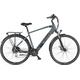 E-Bike TELEFUNKEN "Expedition XC941" E-Bikes Gr. 52 cm, 28 Zoll (71,12 cm), grau (granit) E-Bikes Trekking Elektrofahrrad, Pedelec, Herren, 28 Zoll, 36 V 417,6 Wh Akku