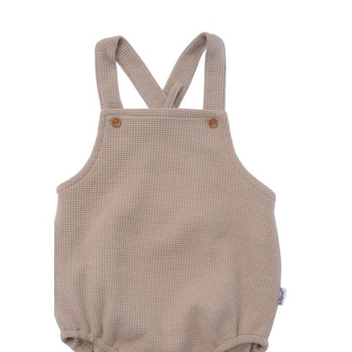 Strampler LILIPUT Gr. 86/92, EURO-Größen, beige Baby Overalls mit verstellbaren Trägern