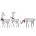 NYBusiness Vidaxl Christmas Reindeer Family 106.3"X2.8"X35.4" Gold Warm White Mesh | 106.3 H x 35.4 W x 2.8 D in | Wayfair SH342677R