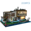 City MOC-Villa House importer décennie ks for Kids Lighting Hotel Holiday Village Home Model