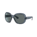 Ray-Ban Woman Sunglass RB4098 Jackie Ohh II Transparent - Frame color: Transparent Blue, Lens color: Dark Grey