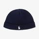 Ralph Lauren Boys Navy Blue Cotton Baby Hat
