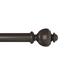 Lavish Home 1-Inch Adjustable Curtain Rod, Bronze