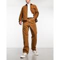 Levi's Workwear capsule 568 stay loose carpenter jeans in golden brown