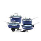 Blue Diamond Cookware Diamond Infused Ceramic Nonstick 9 Piece Cookware Bakeware Pots and Pans Set, PFAS-Free, Dishwasher Safe