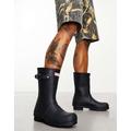 Hunter Original Short Wellington Boots in Navy