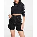 Dickies denim shorts in rinsed black