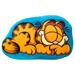 Garfield Snoozing Garfield Travel Cloud Pillow - Blue