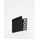 BOSS Orange leather large logo wallet in black